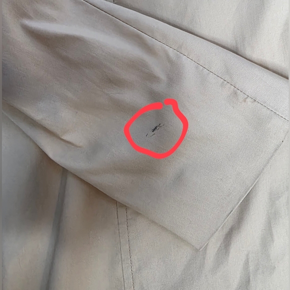 Tommy Hilfiguer Lined Women's Fall Coat. Cream, Med, In Good Condition, Cotton - Picture 12 of 14